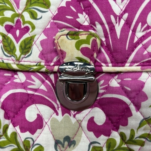 Vera Bradley Bag Julep Tulip Saddle Hipster Pink Crossbody Purse Travel Vacation - Picture 7 of 7